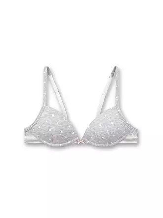 SANETTA | Mädchen Bustier - BH hellgrau melange | 
